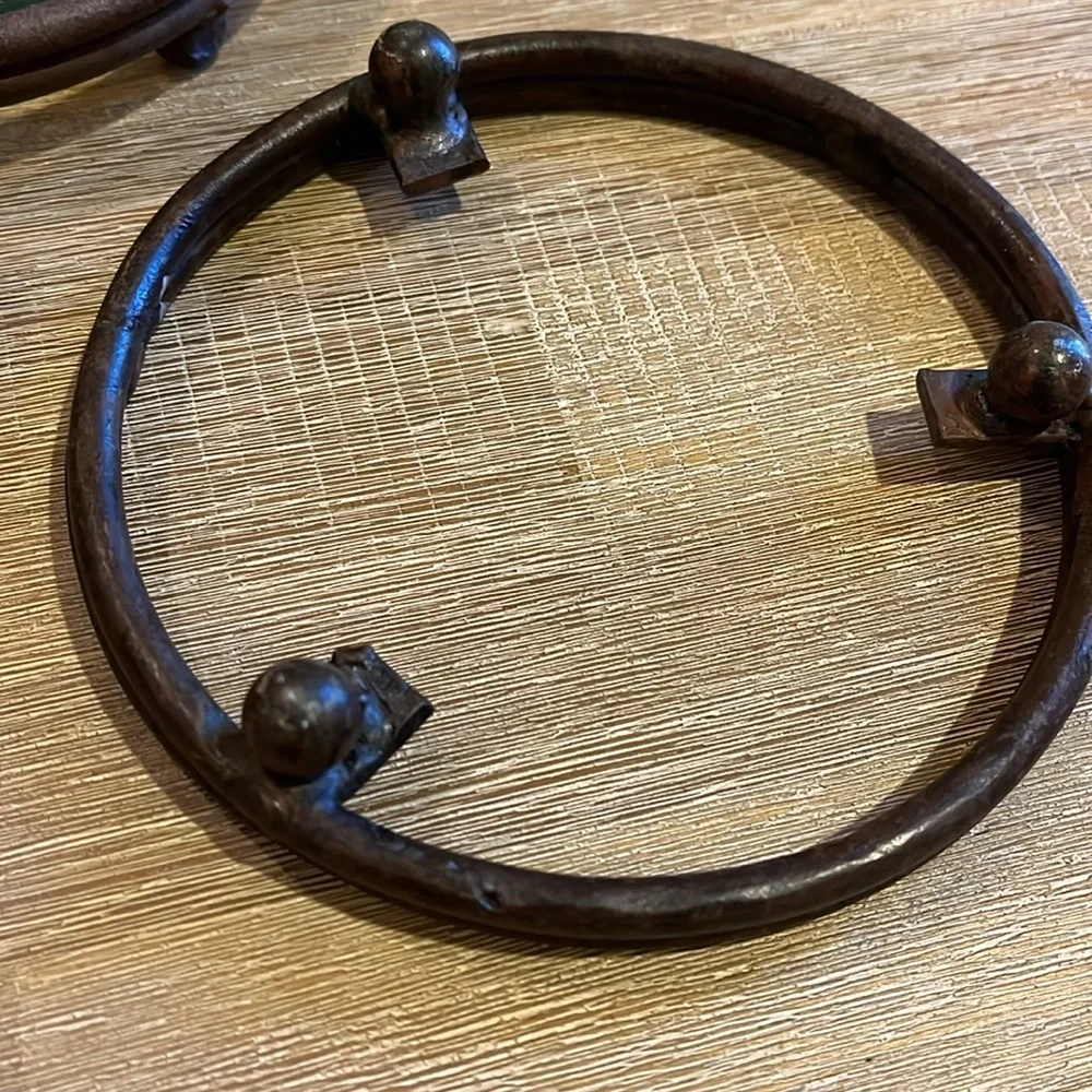 Wrought Iron Candle Holders